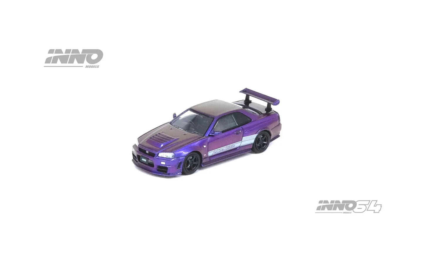 INNO64 Nissan Skyline GT-R R34 Z-Tune Endgame Australia Special Edition Purple 1:64 Scale Diecast Model (Pre-Order)