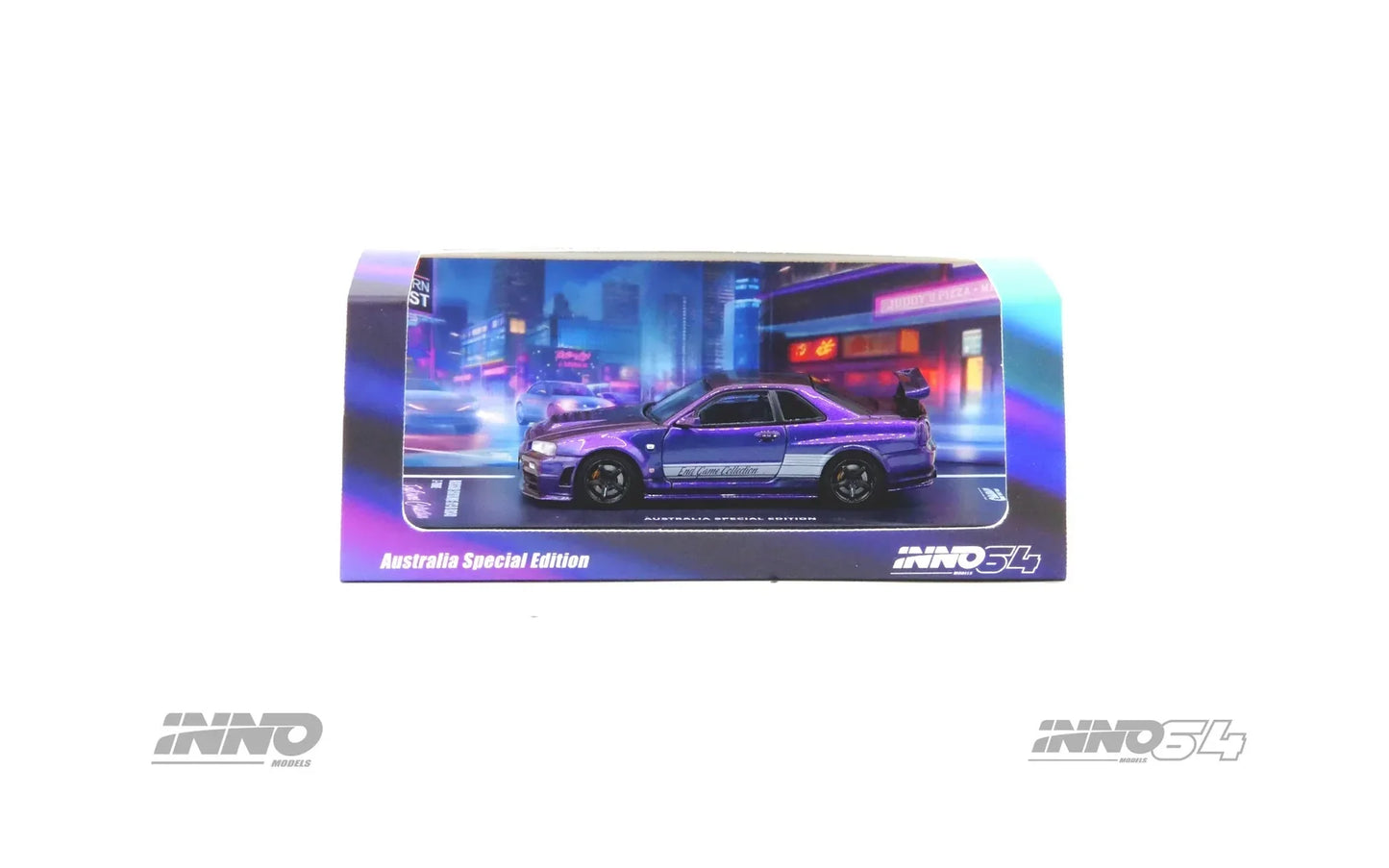 INNO64 Nissan Skyline GT-R R34 Z-Tune Endgame Australia Special Edition Purple 1:64 Scale Diecast Model (Pre-Order)