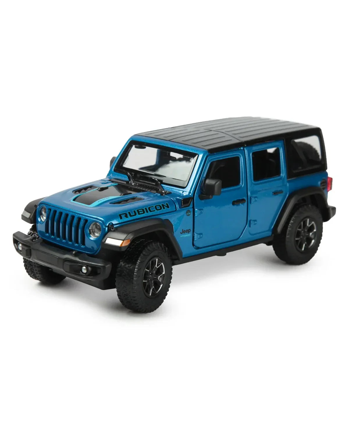 Rastar Jeep Wrangler Rubicon 4xe Blue 1:24 Scale Diecast Model