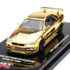 INNO64 Nissan Skyline GT-R R34 Nismo R-Tune Gold Chrome Hobby Expo China 2023 Event Edition 1:64 Scale Diecast Model (Pre-Order)