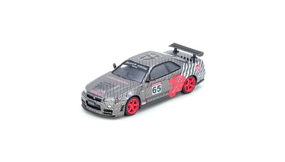 Skyline GT-R R34 Black Crow, 1:64 Scale (Black) - INNO64