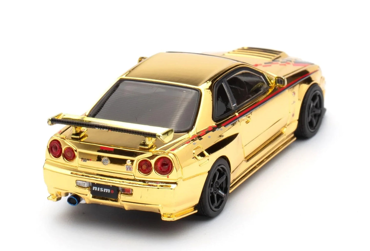 INNO64 Nissan Skyline GT-R R34 Nismo R-Tune Gold Chrome Hobby Expo China 2023 Event Edition 1:64 Scale Diecast Model (Pre-Order)