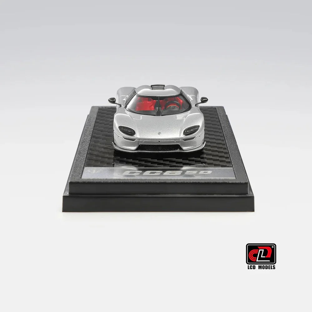 LCD Koenigsegg CC850 1:64 Scale Diecast Model – Silver