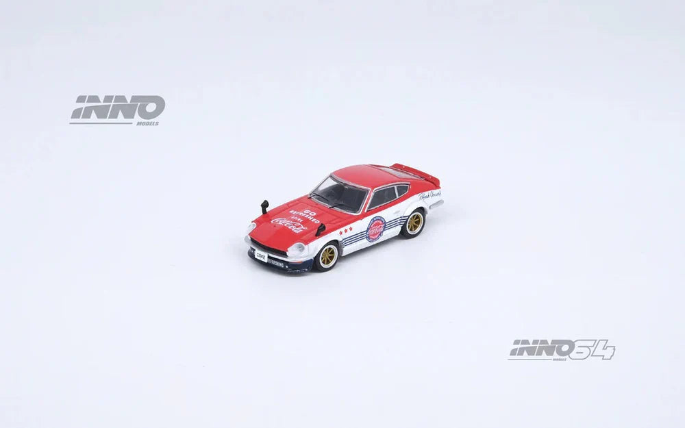 INNO64 Nissan Fairlady Z (S30) Coca-Cola Livery 1:64 Scale Diecast Model