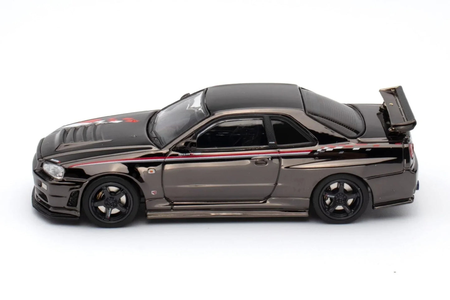 INNO64 Nissan Skyline GT-R R34 Nismo R-Tune Black Chrome Hobby Expo China 2023 Event Edition 1:64 Scale Diecast Model (Pre-Order)