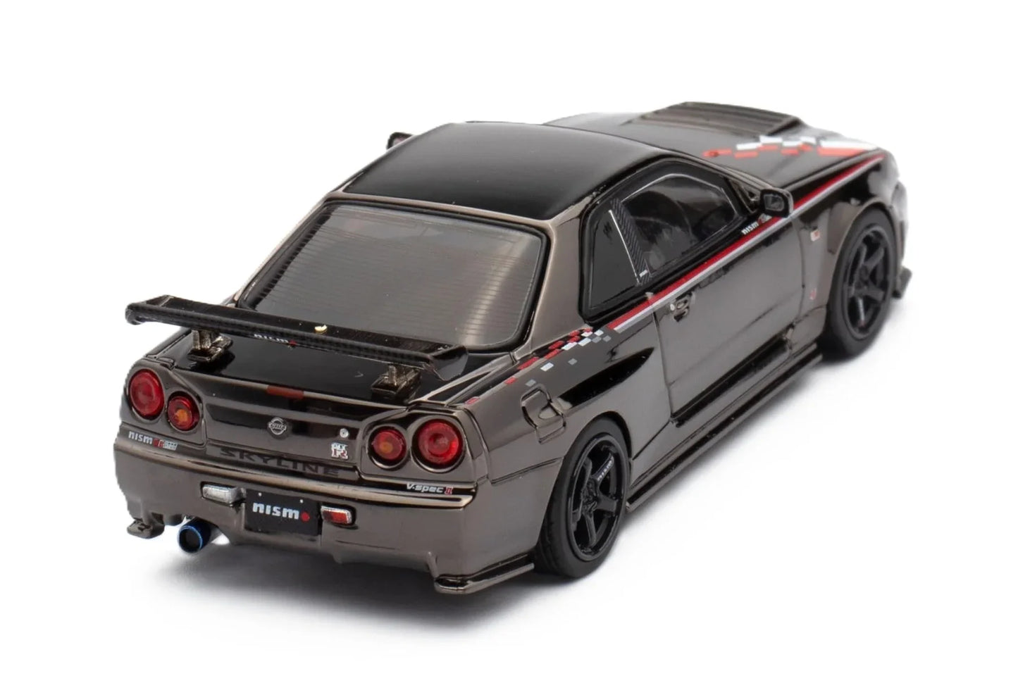 INNO64 Nissan Skyline GT-R R34 Nismo R-Tune Black Chrome Hobby Expo China 2023 Event Edition 1:64 Scale Diecast Model (Pre-Order)