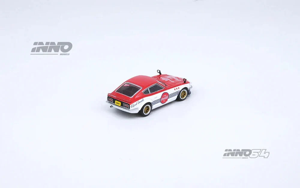 INNO64 Nissan Fairlady Z (S30) Coca-Cola Livery 1:64 Scale Diecast Model