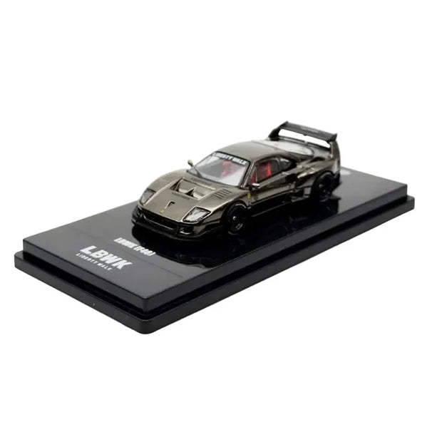 INNO64 LBWK Ferrari F40 Chrome Black 1:64 Scale Diecast Model