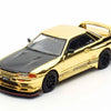 INNO64 Nissan Skyline GT-R R32 Top Secret TMCS 2025 Chrome Gold 1:64 Scale Diecast Model