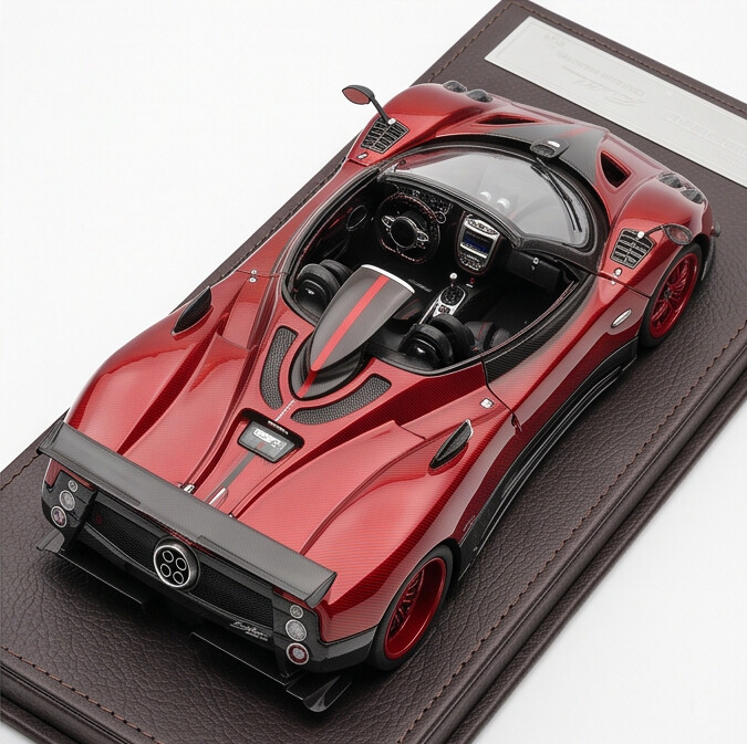 Pagani Zonda HP Barchetta Diecast | 1:64 Scale Model Car | Hypercar Collectible
