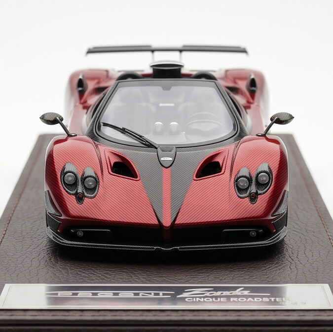 Pagani Zonda HP Barchetta Diecast | 1:64 Scale Model Car | Hypercar Collectible