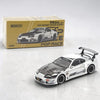 Pop Race PR64-325: Toyota Supra Top Secret GT300 1:64 Scale Diecast Model (White)