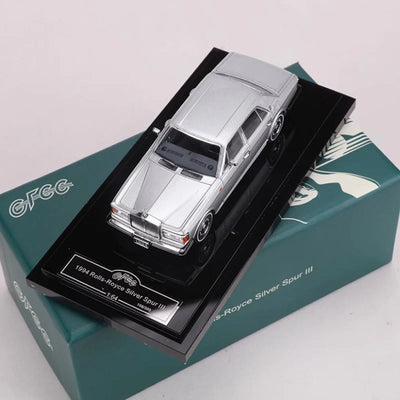 GFCC Rolls Royce Silver Spur III Limited Edition 1994 Silver 1:64 Scale Diecast Model
