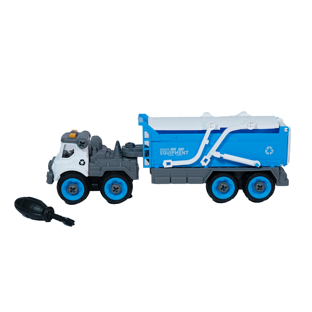 FC21 DIY Puzzle Assemble City Trailer Toy