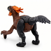 TC02 RC Fire Steel Dinosaur Toy – Brown/Orange
