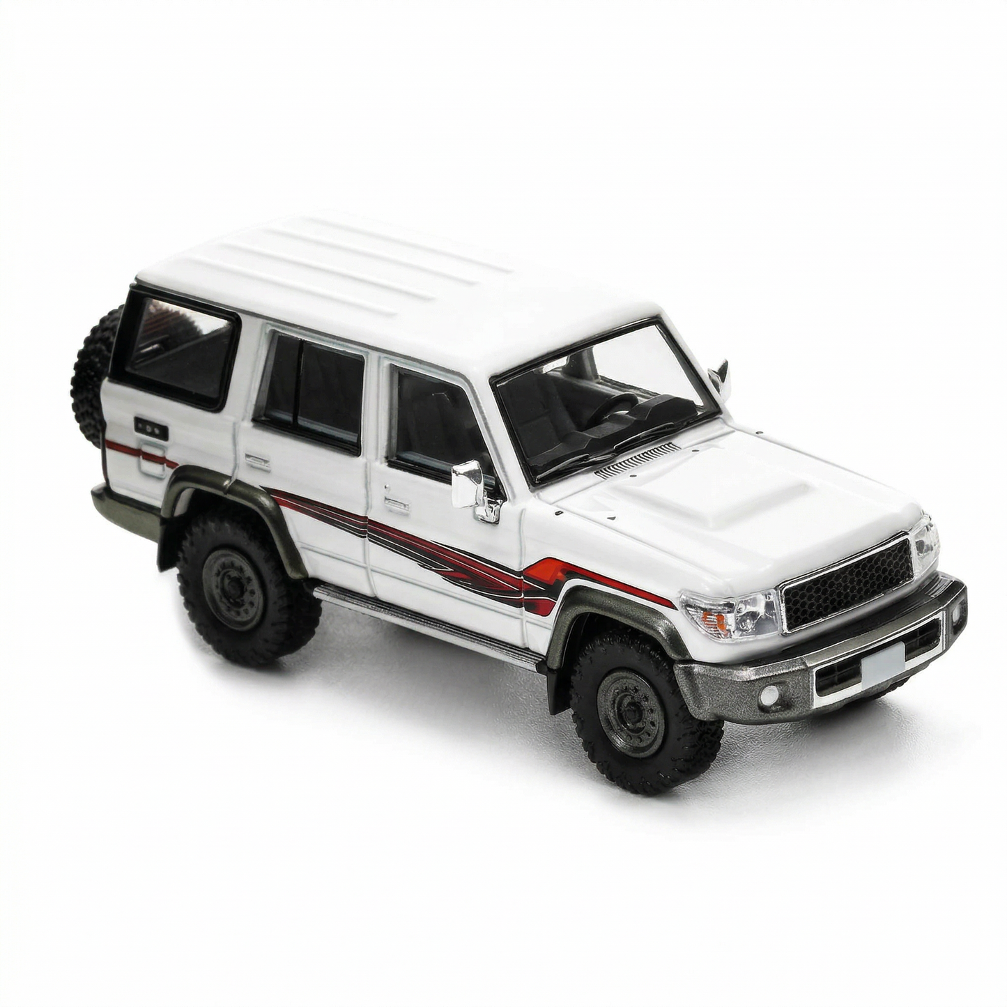 Toyota Land Cruiser LC76 1994 1:64 Scale Diecast Collectible