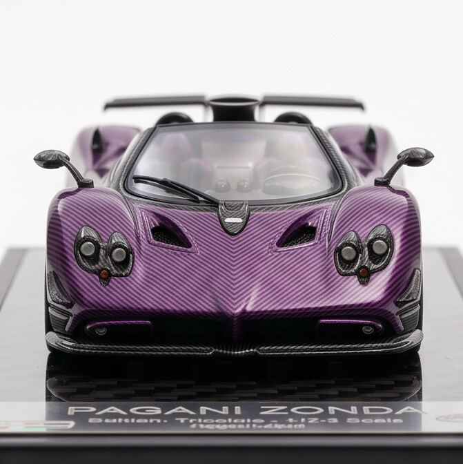 Pagani Zonda HP Barchetta Diecast | 1:64 Scale Model Car | Hypercar Collectible