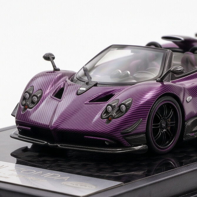 Pagani Zonda HP Barchetta Diecast | 1:64 Scale Model Car | Hypercar Collectible